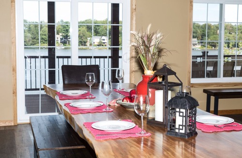 Lake Harmony House | DRAMATIC LAKEFRONT EAGLES LANDING BREATHTAKING VIEWS