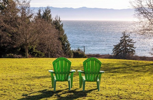 Otter Point Apartment | Ocean Oasis Stunning Suite/Sea Views/Large Private Decks/6 Park-Like Acres+
