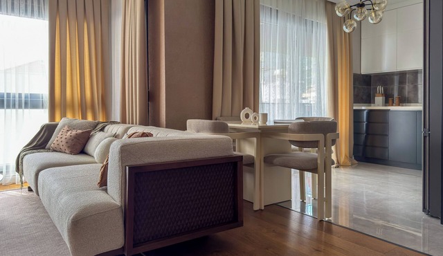 Apartment 2+1 Qoople Litus 18 with Panoramic Sea View in Alanya