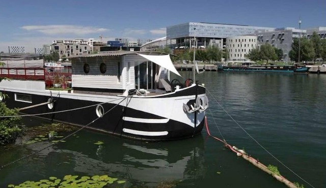 Barge 180m2 with terrace 100m2 in a quiet area - 5 mn from the center. exceptional view in La Mulatière
