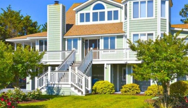 Bethany Village Oceanside Home on Private Beach in Bethany Beach