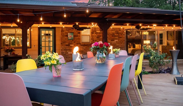 Colorful, Design-Inspired Home with In-Ground Pool Near Cowboys Stadium in Grand Prairie