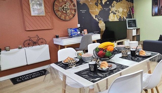 ✅Le Concorde *Comfortable 5 minutes from the train station and the Canal du Midi in Bram