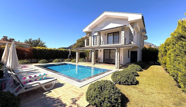 NEW BUILT BEAUTIFUL 3 BEDROOM PRIVATE POOL VILLA IN DALYAN CENTER GULPINAR AREA! in Dalyan