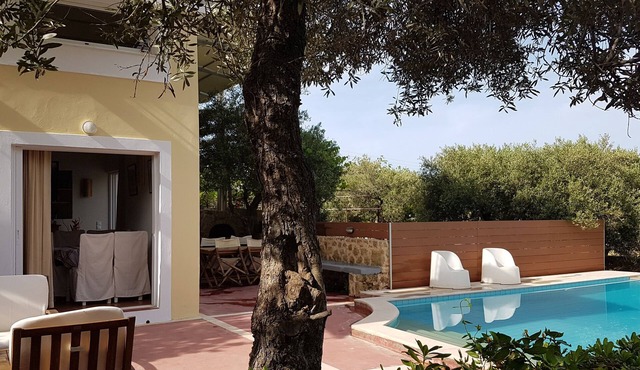 Private Pool Villa, near a sandy beach in Stalida