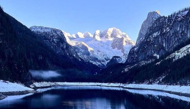 Studio apartment with a view of the mountains in Gosau