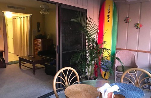 Historic Kailua Village Condo | Oceanfront -Waterview 1 BedroomCondo Heart of Town at Kona Plaza walk to Ironman