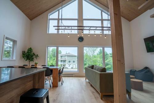 Spa Babyfoot Total comfort - Le Chouette Chalet in Saint-Donat-de-Montcalm